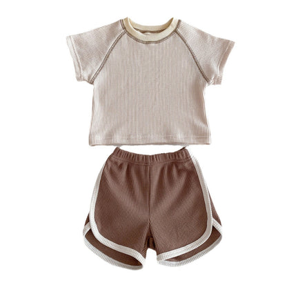 Short Sleeve Summer Baby Top & Shorts