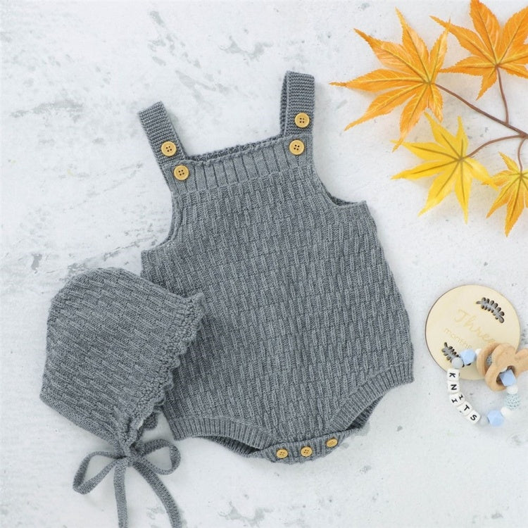 Newborn Snuggle Nest Knit Romper Set