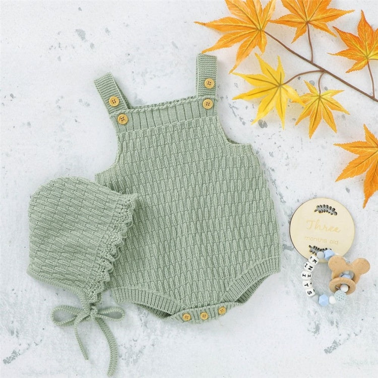 Newborn Snuggle Nest Knit Romper Set