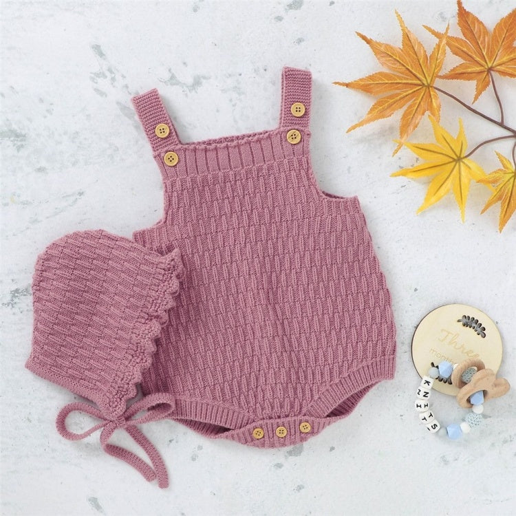 Newborn Snuggle Nest Knit Romper Set