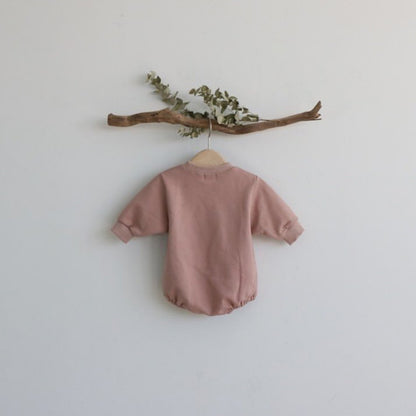 Long-sleeved Cute Baby Pear Romper