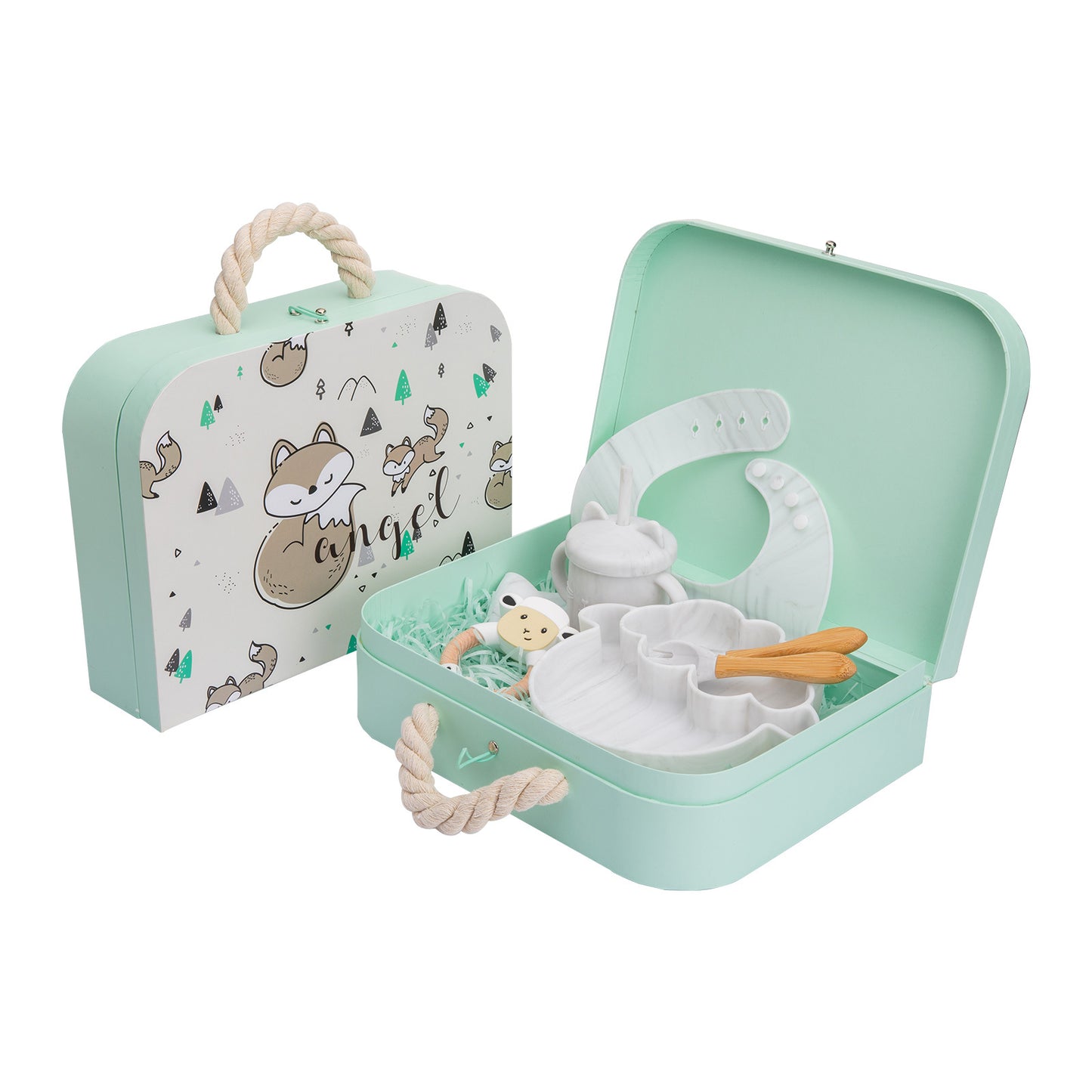 Silicone Newborn Baby Bowl Tableware Set